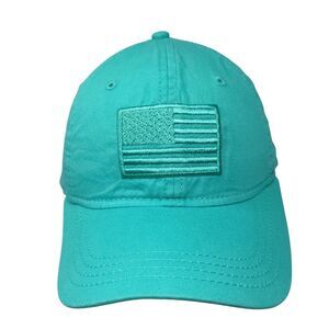 American Flag Strapback Hat Bluish-Green One Size Academy Sports Outdoors